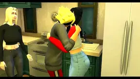 Boruto & Sarada Tempt Milfy Tsunade for a Threesome in Naruto Hentai