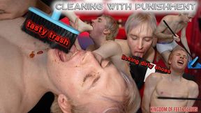 Cleaning with punishment (Full HD MP4)