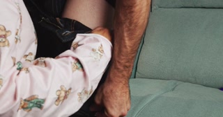 Daddy Catches Stepdaughter Masturbating and Stepfather Punishes her with his HUGE COCK