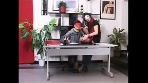 Hairy Pussy MILF Secretary Fucked and Cumshot on Ass by Amateur Big Cock