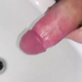 Just a tease, no climax, enjoying myself in nature and at the sink