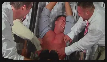 Gay Deviants Tickling Torture on Bound Slave's Feet Professional video