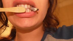 Giantess Mouth Close up Tiny Husband Faces His Biggest Fear