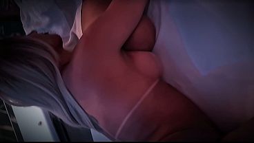 Homem de Verdade &eacute_ Devorado na Garganta pela Trans Passiva do Rab&atilde_o Enquanto a Esposa Chupa a Rola Dela!