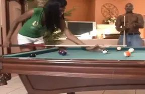 Ebony Babe Sucks Cock & Fucks Hung Stud