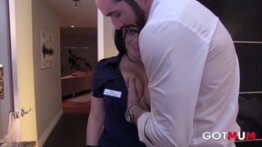 Got Mum - Huge Tits Milf BBW Police-woman Fucked HArd