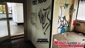 Vicky Hundt Sucks Cock Before Getting Fucked in Public POV Scene