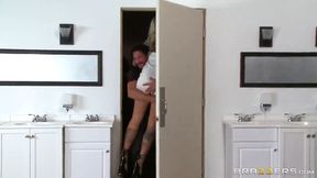 Brazzers - Britney Shannon get double stuffed by security