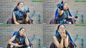 Petite Asian Goddess chain smoking & smoking multiple cigarettes at once- Non Nude vol 004 -mp4