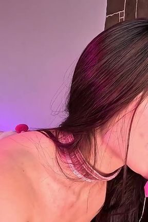 Licking My Unicorn Dildo