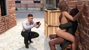 The East Block: Boyfriend Records His Girl Getting Fucked by Horny Stranger on the Streets - Episode 27