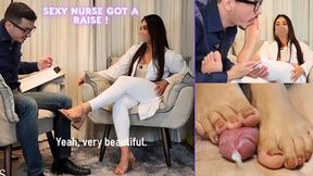 From Bad Evaluation to Footjob Promotion - Sexy Nurse Seduces Her Boss with Her Feet - Mia Luxx - FOOT WORSHIP - FOOTJOB - SOLEJOB - HIGH HEELS - SOLES - TOE SUCK - FOOT DOMINATION – FEMDOM - MESMERIZE - ROLE PLAY - FOOT FETISH - FOOT HUMILIATION