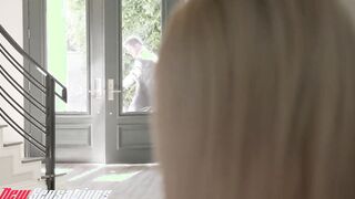 NewSensations - Slutty 19 Year Older Nanny Masturbates And Fucks Dad Cum