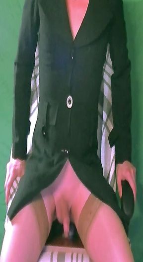 I fuck myself in my Trench Coat
