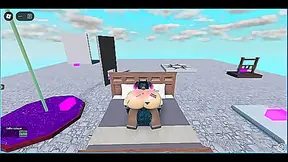 Roblox Gamers Hot Night with Busty Minecraft Babe in Naughty VR World