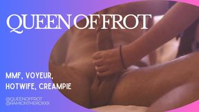 MMF, Voyeur, Hotwife Creampie