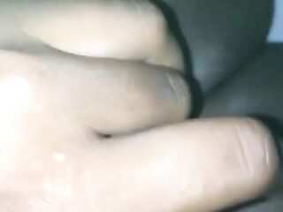 Rubbing that twat for me