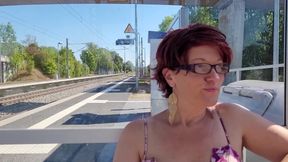 At the trainstation