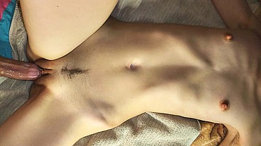 Missionary - Cum on Belly & Tits - Elle Chaise