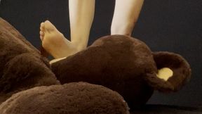 Bear Beatdown - What happens to this stuffed bear is what's going to happen to you!