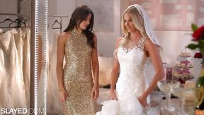 Future sister-in-law eats my pussy before wedding