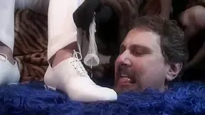 Shitface lick his masters shoes by Femdom Austria