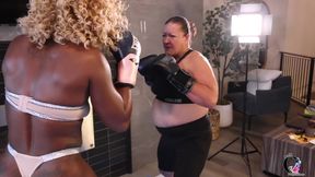 Sugar Diamond Vs Lady O Boxing