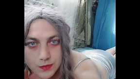 Seductive Temptations: Crossdresser Kitty'_s Sensational Journey of Alluring Elegance!