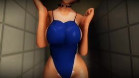 Short Hair Odoriko-Chan Mushikan Conceived Swimsuit Copulation part 1 3d hentai animation