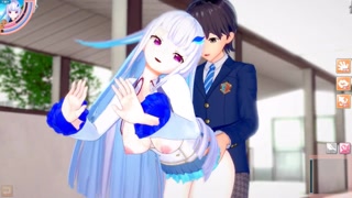 [Hentai Game Koikatsu! ]Have sex with Big tits Vtuber Lize Helesta.3DCG Erotic Anime Video.