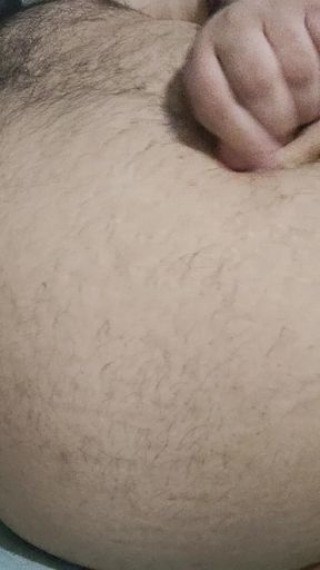Fat Guy Masturbating