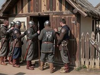 I paid the guards with MercadoPete (AI Generated)