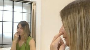 You picking your nose in a mirror, this way, the viewer you would have two angles WMV FULL HD 1080p