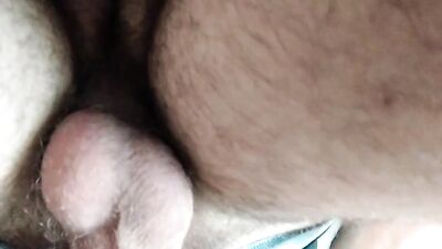 Jerking off his HUGE COCK in his STEPMOM's kitchen, while she cleaned, I saw in the mirror that she