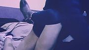 le meto sexo duro a travesti de closed