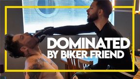 Tonny Biker dominated by his biker friend! (1080p) Gay Bondage - Gay Domination - Biker - Foot Fetish - Handgag - BDSM