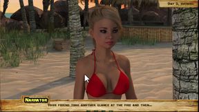 Lewd Island #5 - she really loves sucking cock as if she is a pro