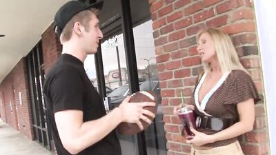 Tight blonde MILF rides dick after a sixty nine oral