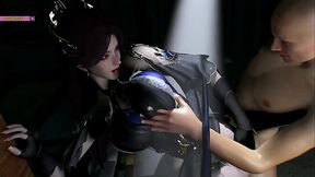 Cao Ying fuck the boxing coach - 3D Animation