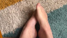 Caressing my feet