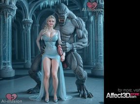 The Snow Queen - Rule34 ai porn by Aiillusion