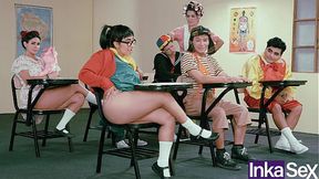 The morbid neighborhood of Chibolo 18 ends in an orgy during Don Mam�n's class - LOST CHAPTER