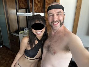 Hotwife Mei & Randy Post-Scene Shower Behind The Scenes