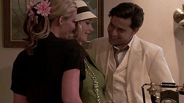 Natalie Norton And Phoenix Marie In A Hot Threesome In The 1920's