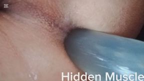 Deep Transparent Dildos and Steel Anal Plug Session