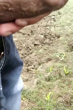 Indian Masturbation in Outdoor Handjob Sex