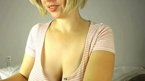 This well stacked blonde looks like type of girl that won't let you get bored