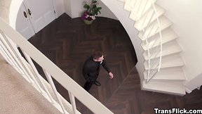 Jade venus in pantyhose distracts jayden marcos in suit