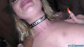 Bukkake Night with Two Super Busty Chicks From the UK