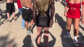 Hot MILF and Teen Anal Threesome with Blowjob